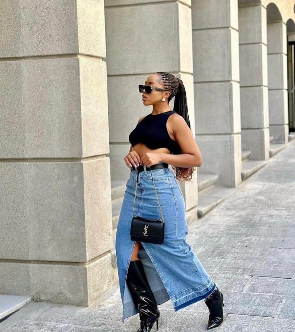 Jean skirts