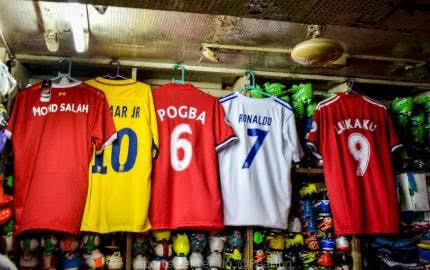 All teams jerseys