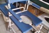 A commode pot (wheelchair)