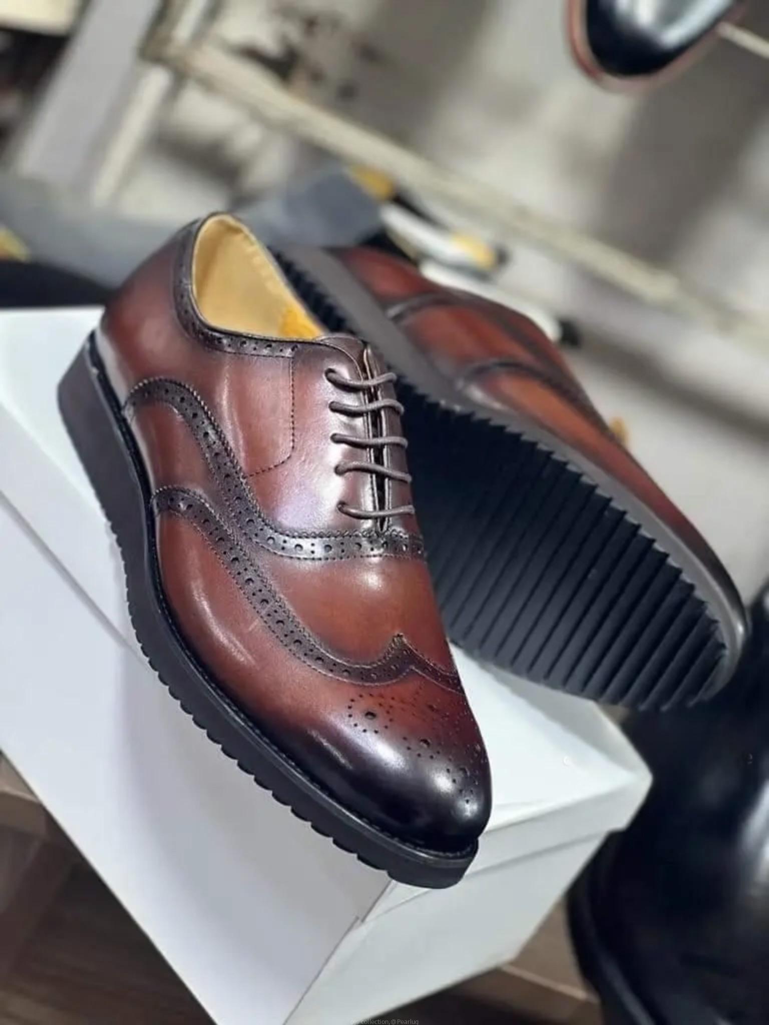 Coffee brown gentle shoes