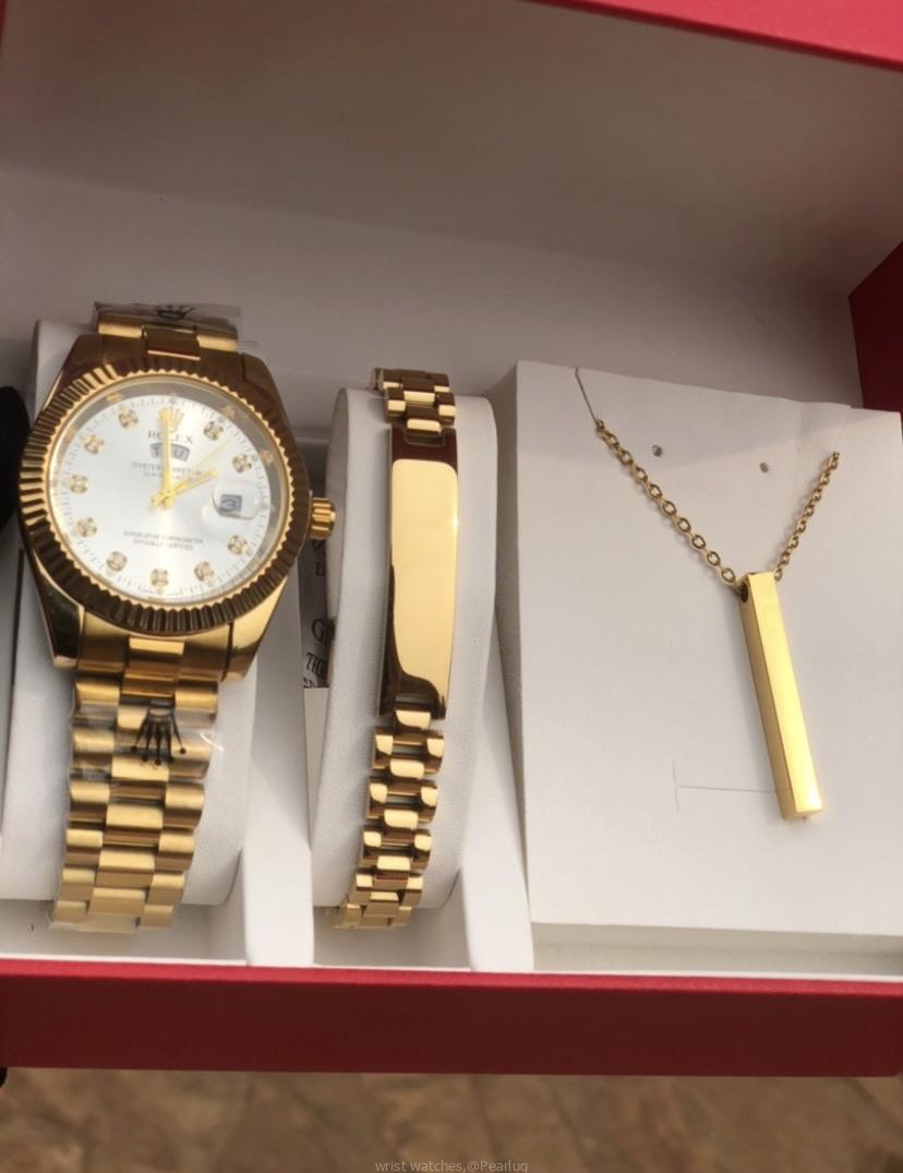 Golden watch combo