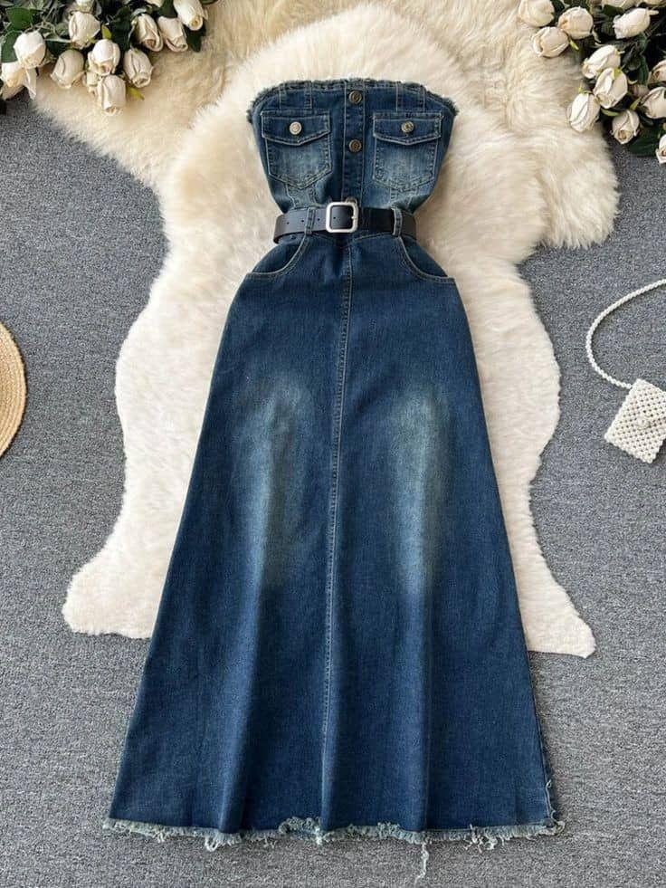 Denim two pieces