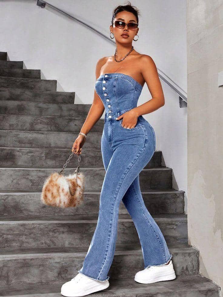 Denim two pieces