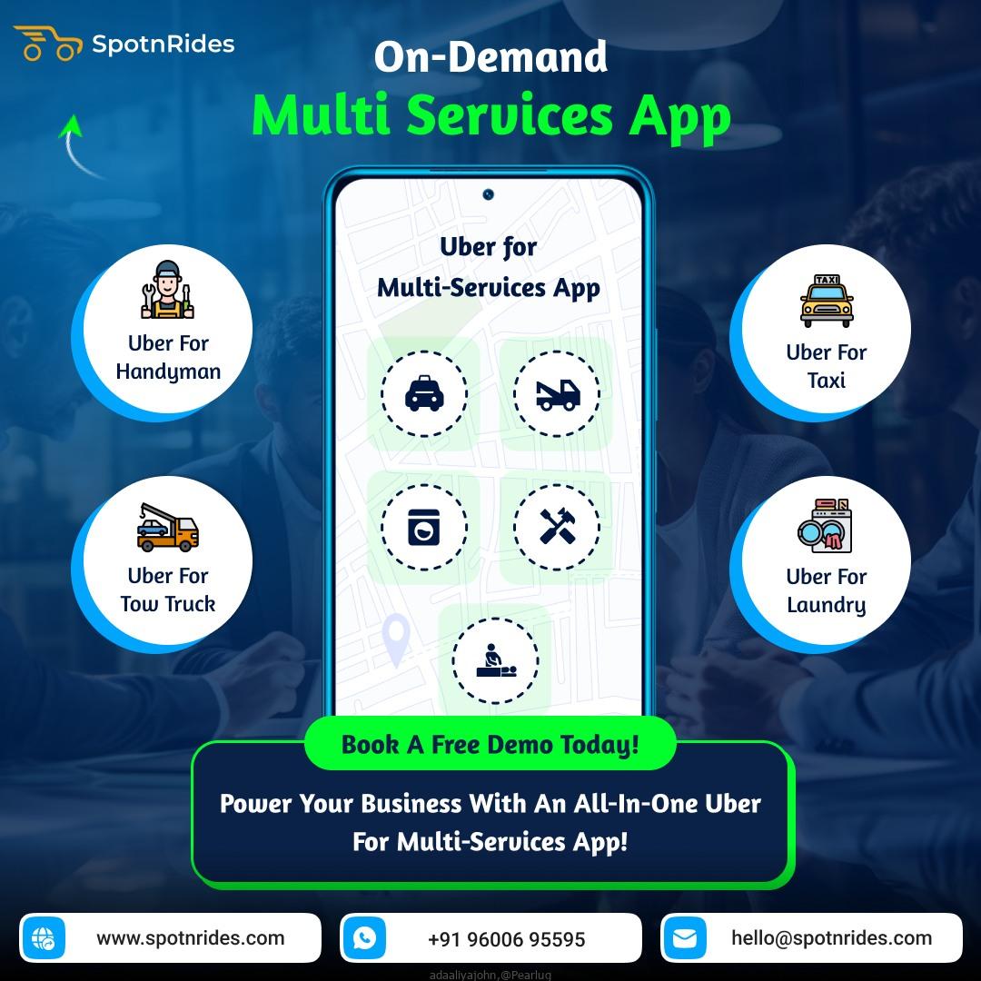 SpotnRides’ AI-Powered Gojek Clone: A Unified Multi-Service App For Every Need
