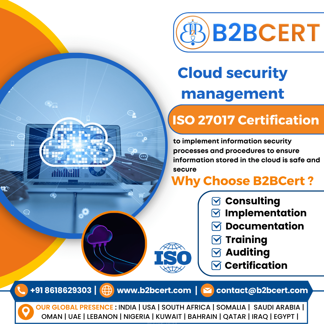 ✅ ISO 27017 Certification Services in Dubai