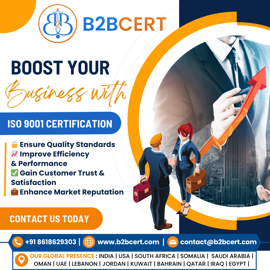 ISO 9001 Certification in Bahrain – Enhance Quality Management with B2BCERT