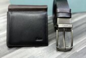 Wallet and belt combo