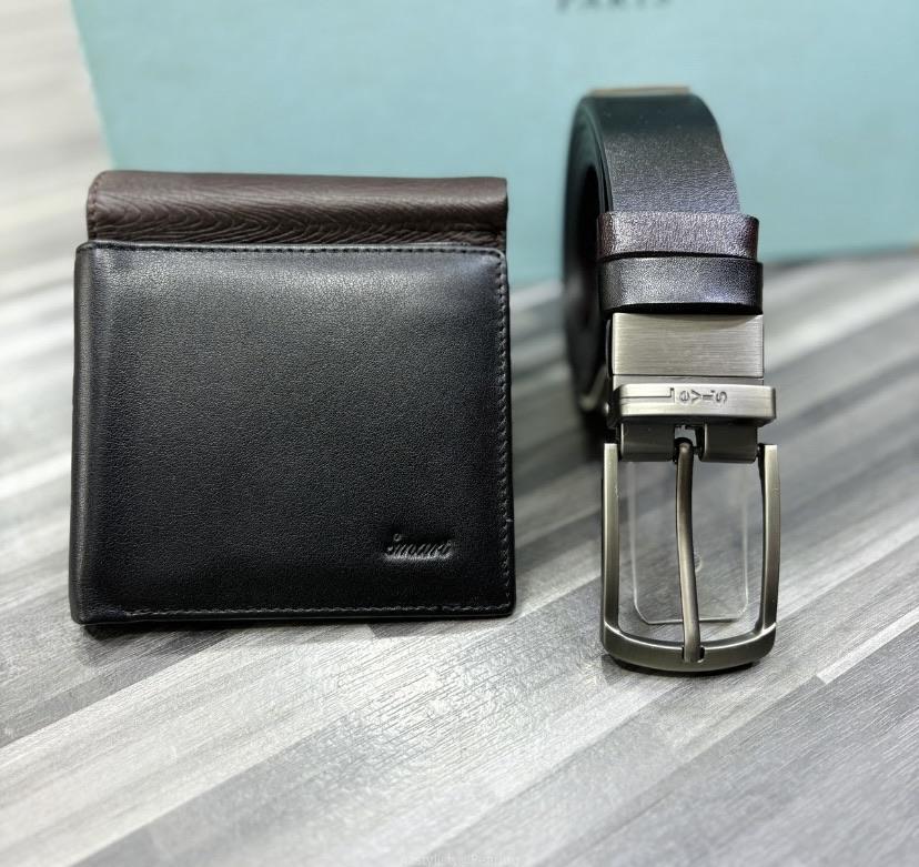 Wallet and belt combo