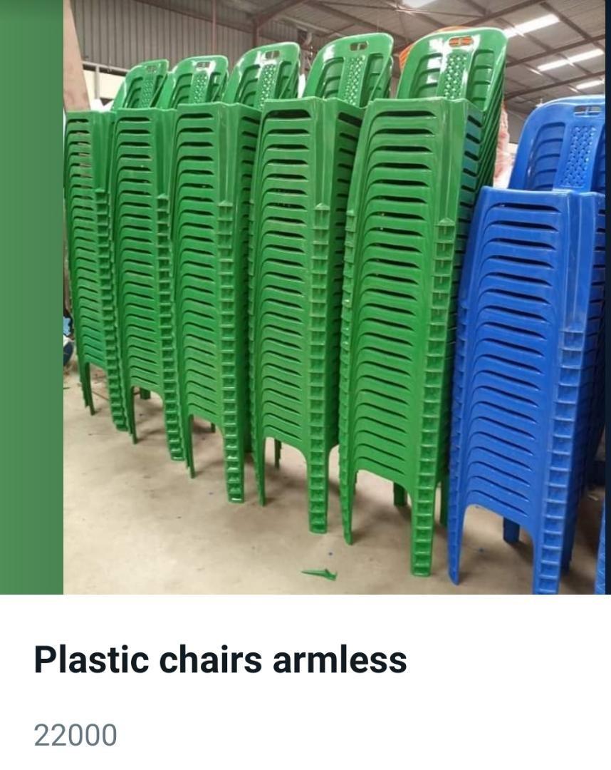 Armless chair