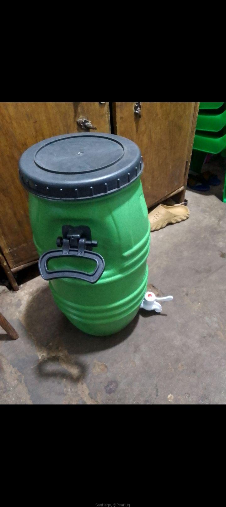 Tank with tap