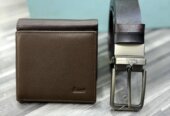 Wallet and belt combo