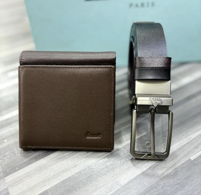 Wallet and belt combo