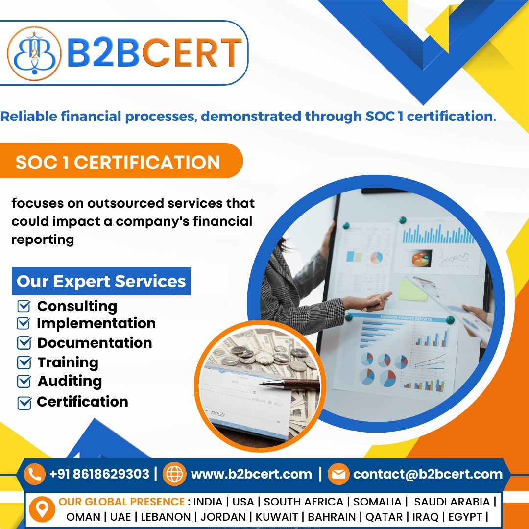 Get SOC 1 Certification in Denver with B2BCERT Support