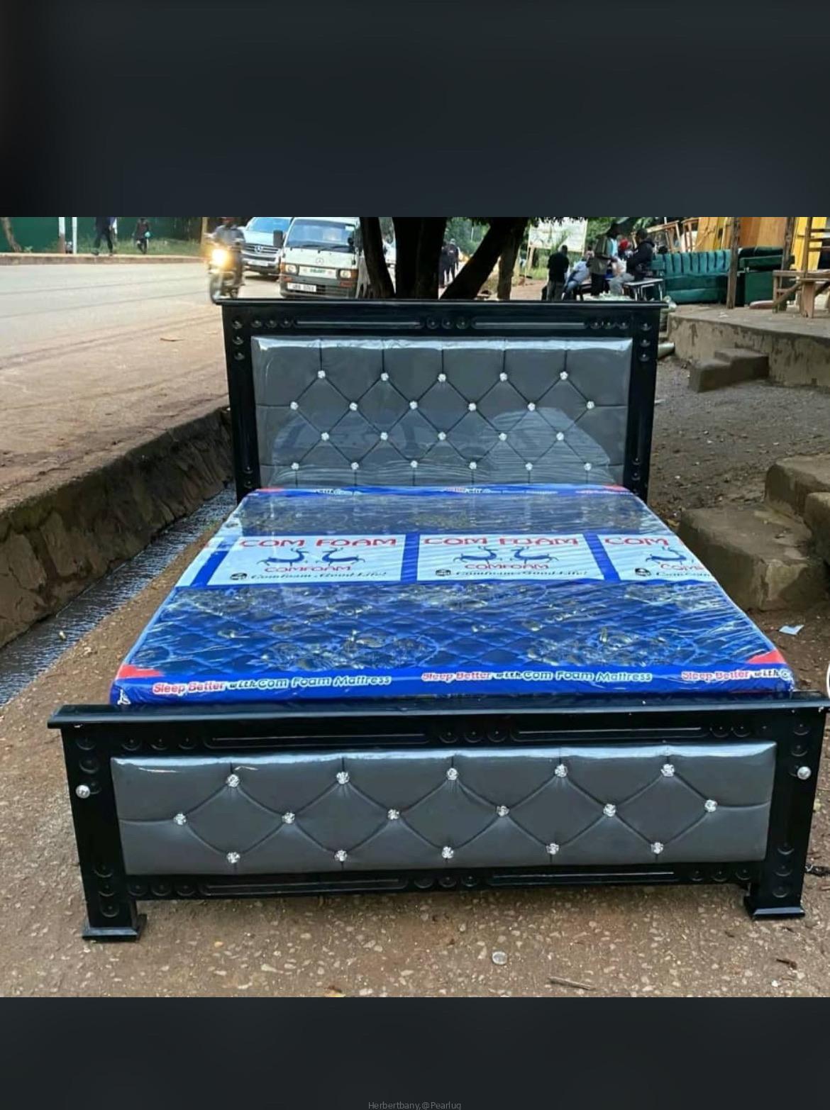 5×6 leather bed on sale