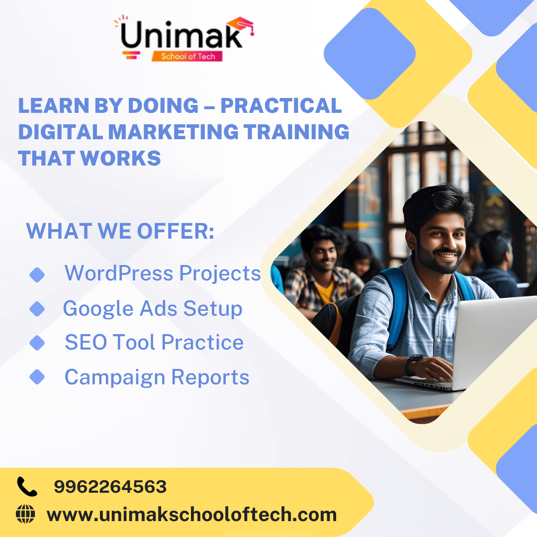 Master Digital Marketing & SEO at Madurai’s Top Training Institute : Unimak School Of Tech
