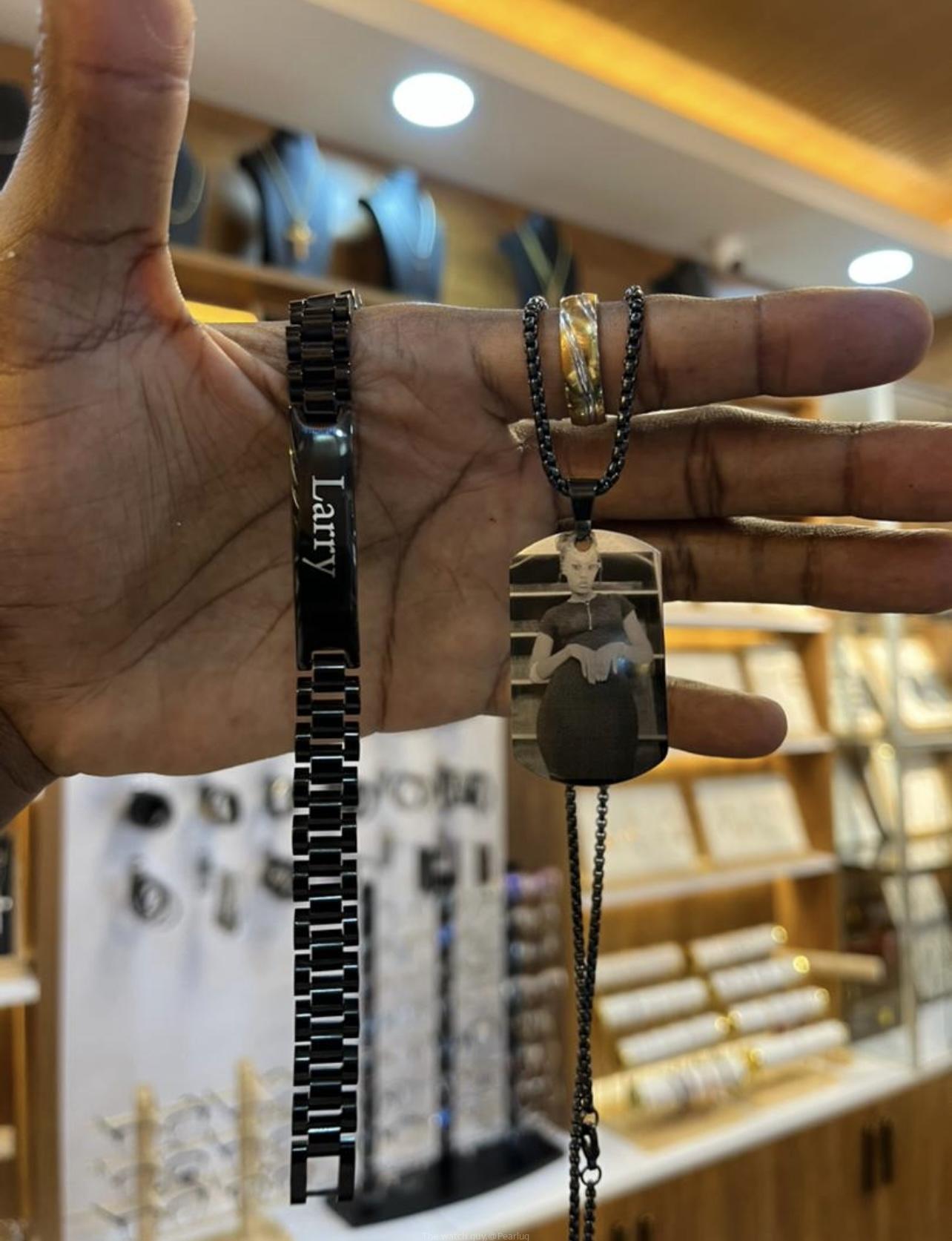 Bracelet and neck chain