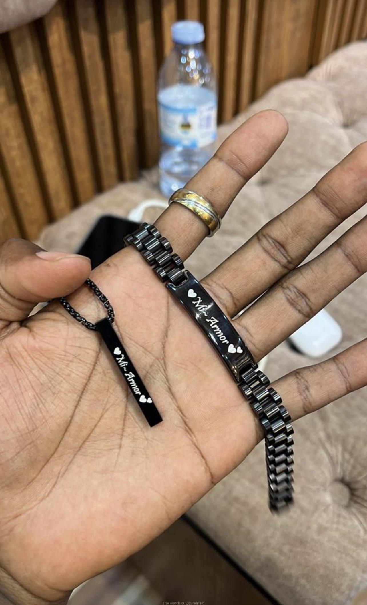 Bracelet and neck chain
