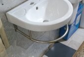 Toilets and marble basins