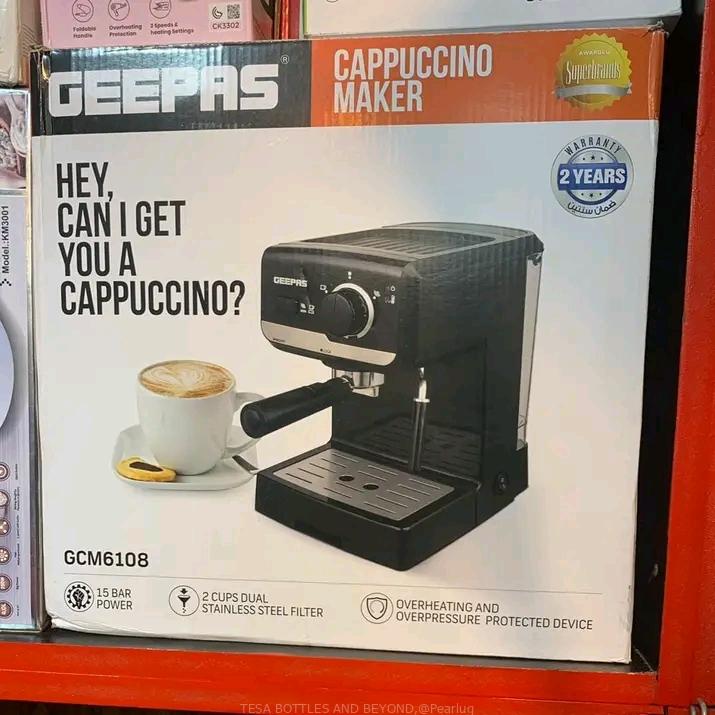 GEEPAS CAPPUCCINO MAKER