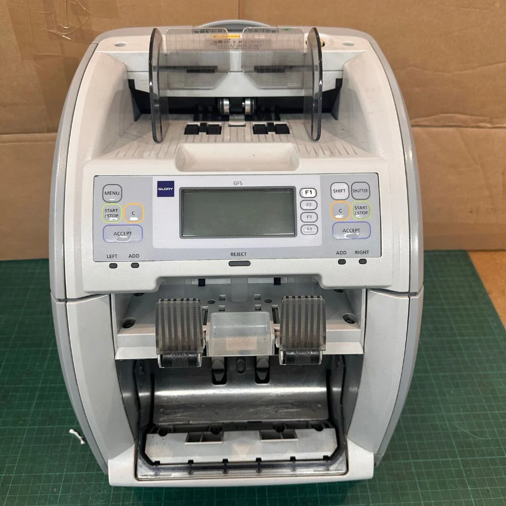 Heavy duty Glory GFS120 note value counter and sortere
