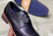 Clarks premium authentic leather men’s wooden sole Oxford shoes