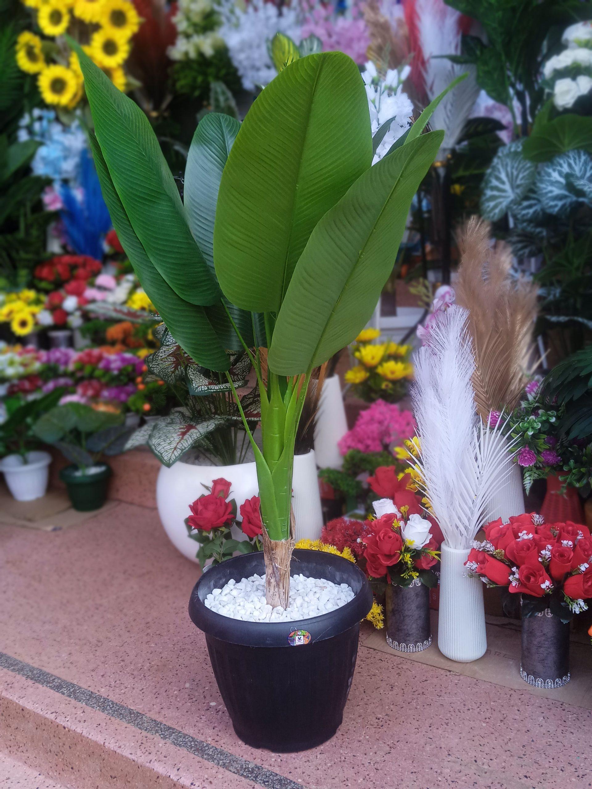 ARTIFICIAL SEVEN LEAF BANANA PLANT