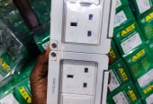 Outdoor double socket