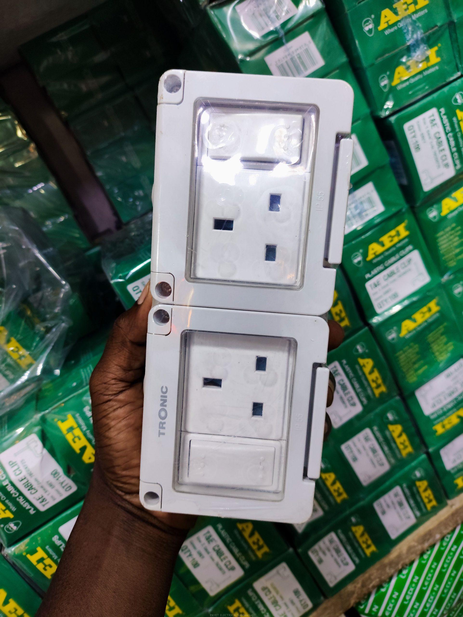Outdoor double socket