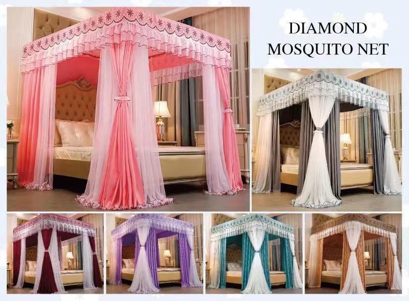 Four stand Curtain net