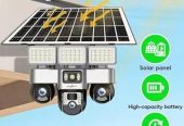 Solar CCTV Camera 2+1 Lens 4G Outdoor PTZ Security Camera
