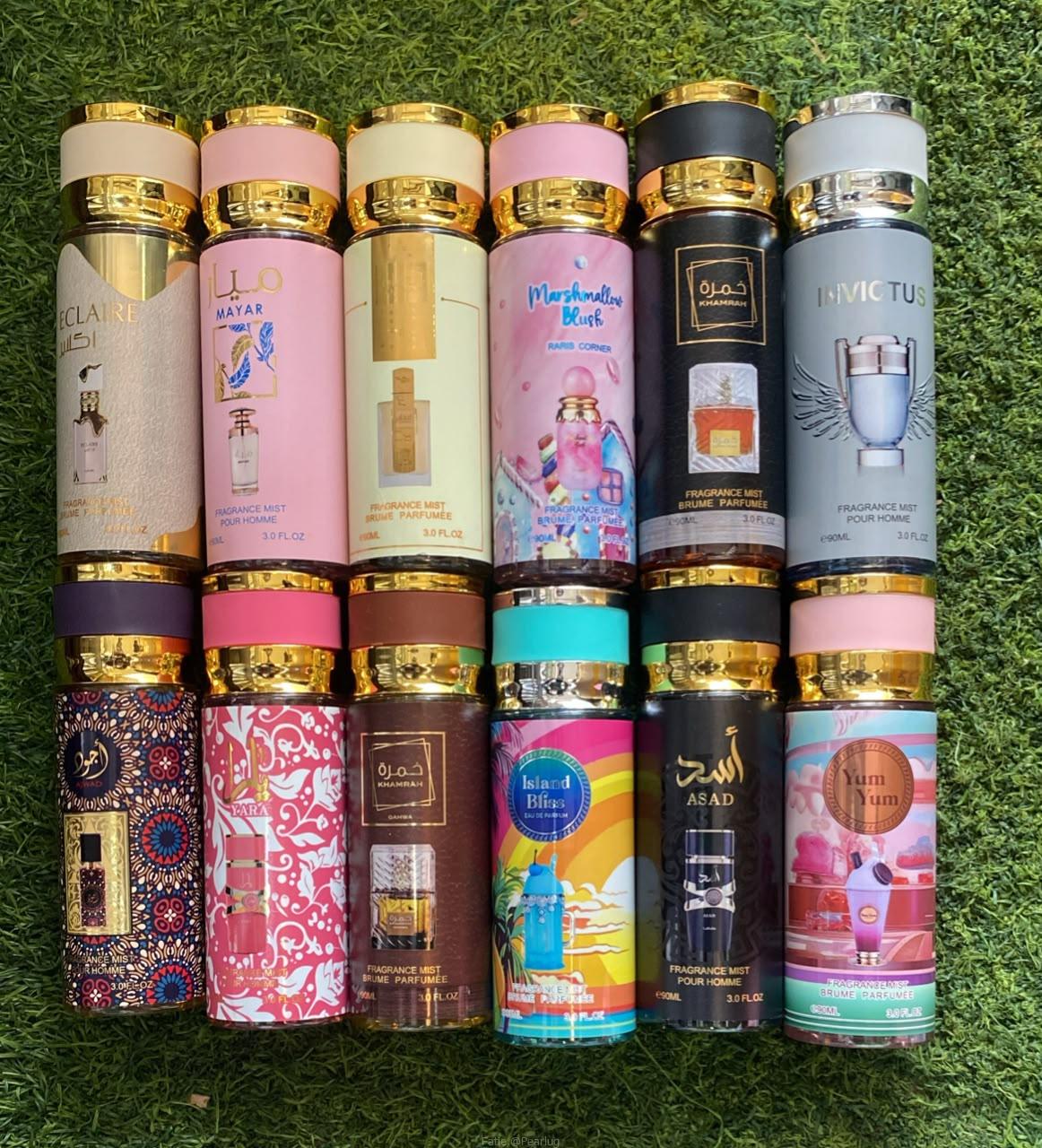 Arabic body sprays