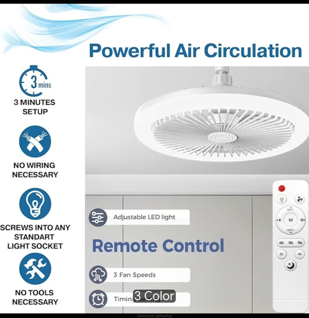 Ceiling Fan light with remote control