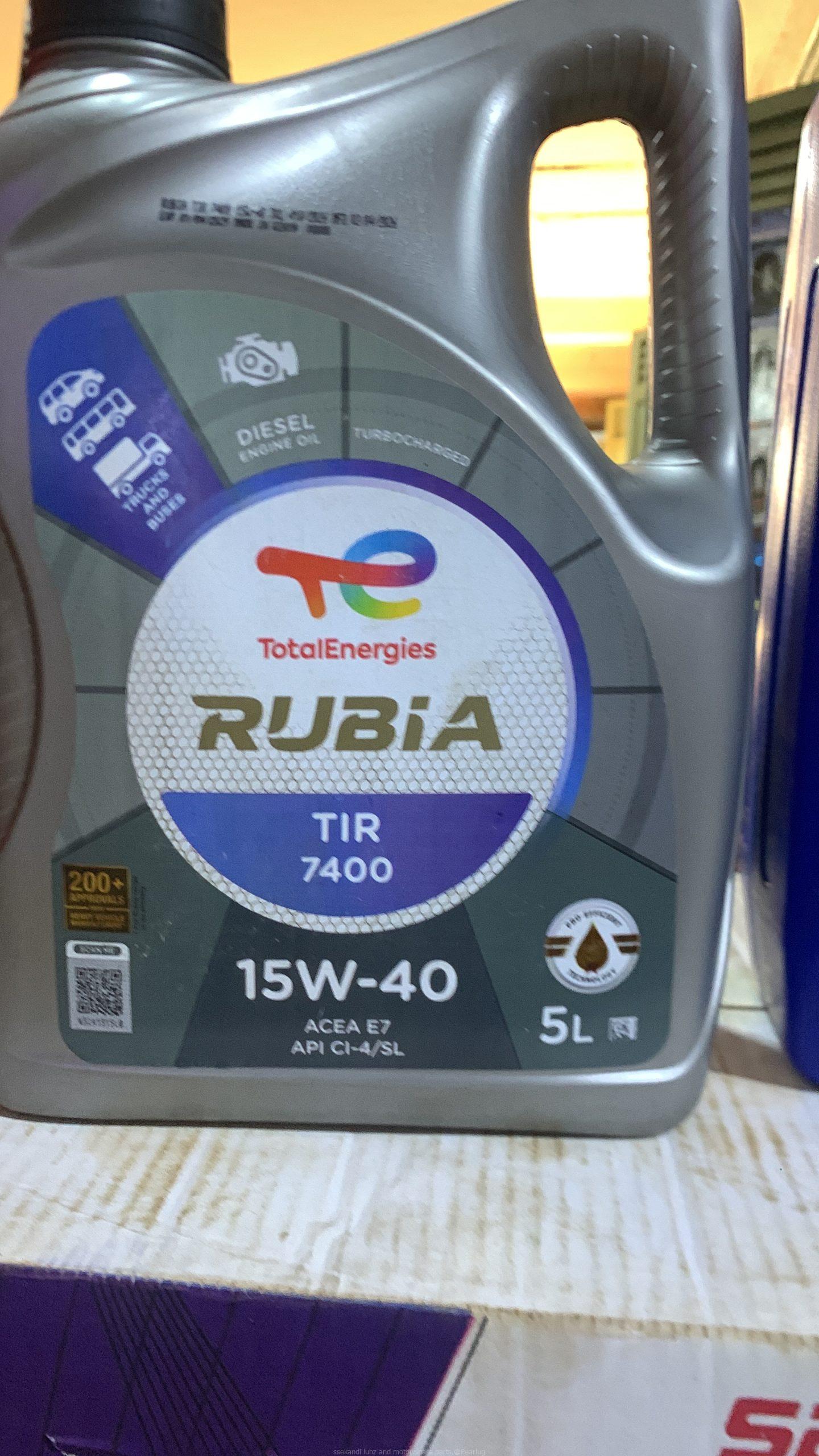 Oils en spare parts