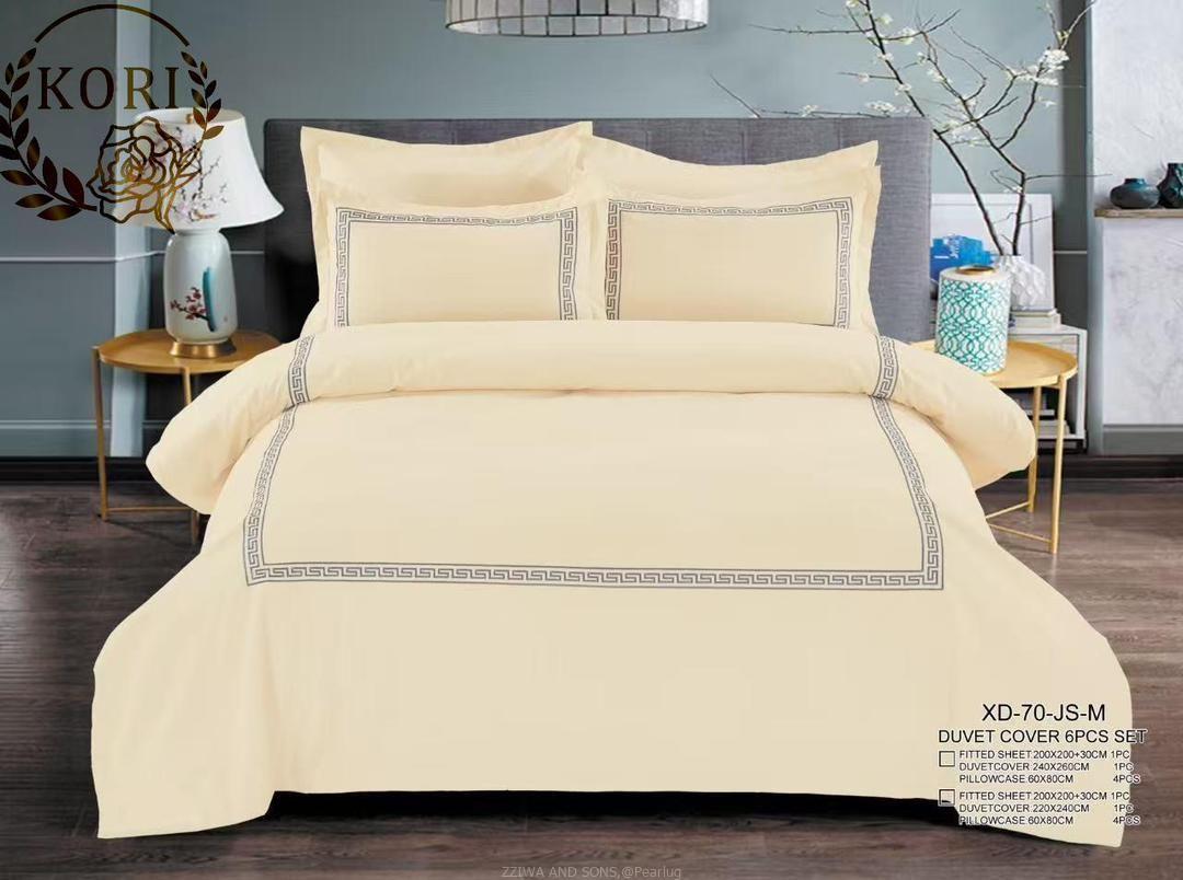 COTTON EMBROIDERED DUVET COVER