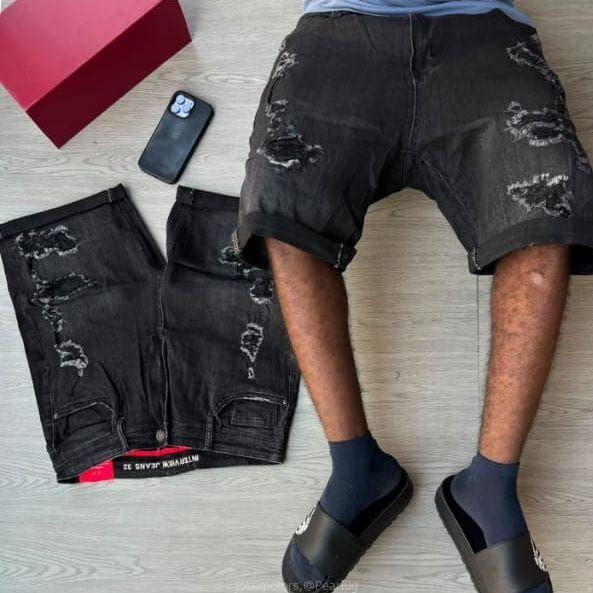Men shorts and shoes