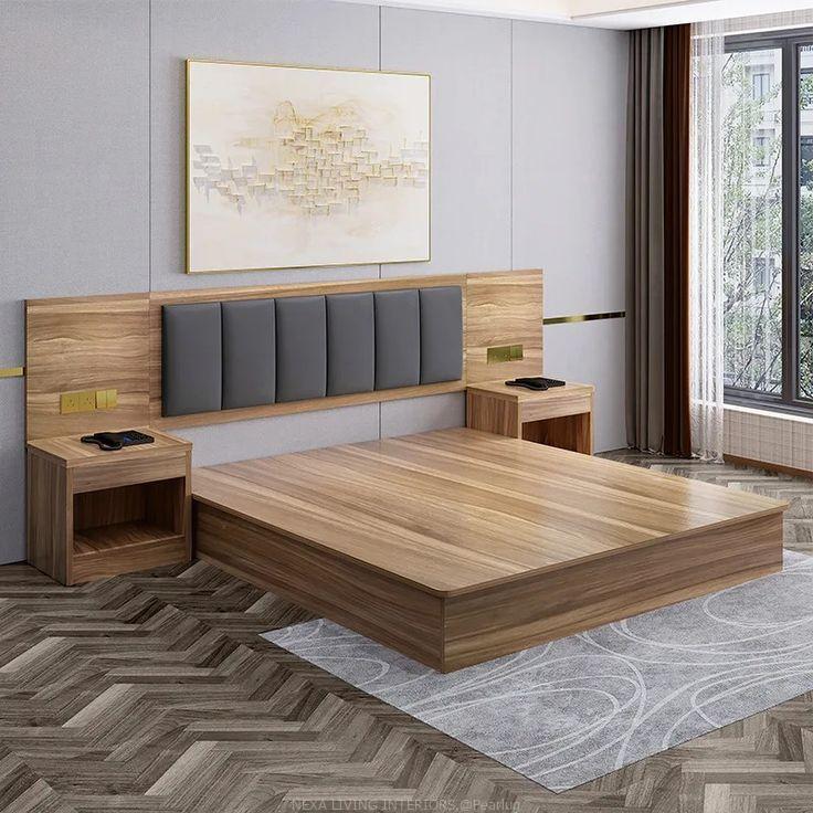 Modern luxury low bed