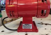 Electric motor siren