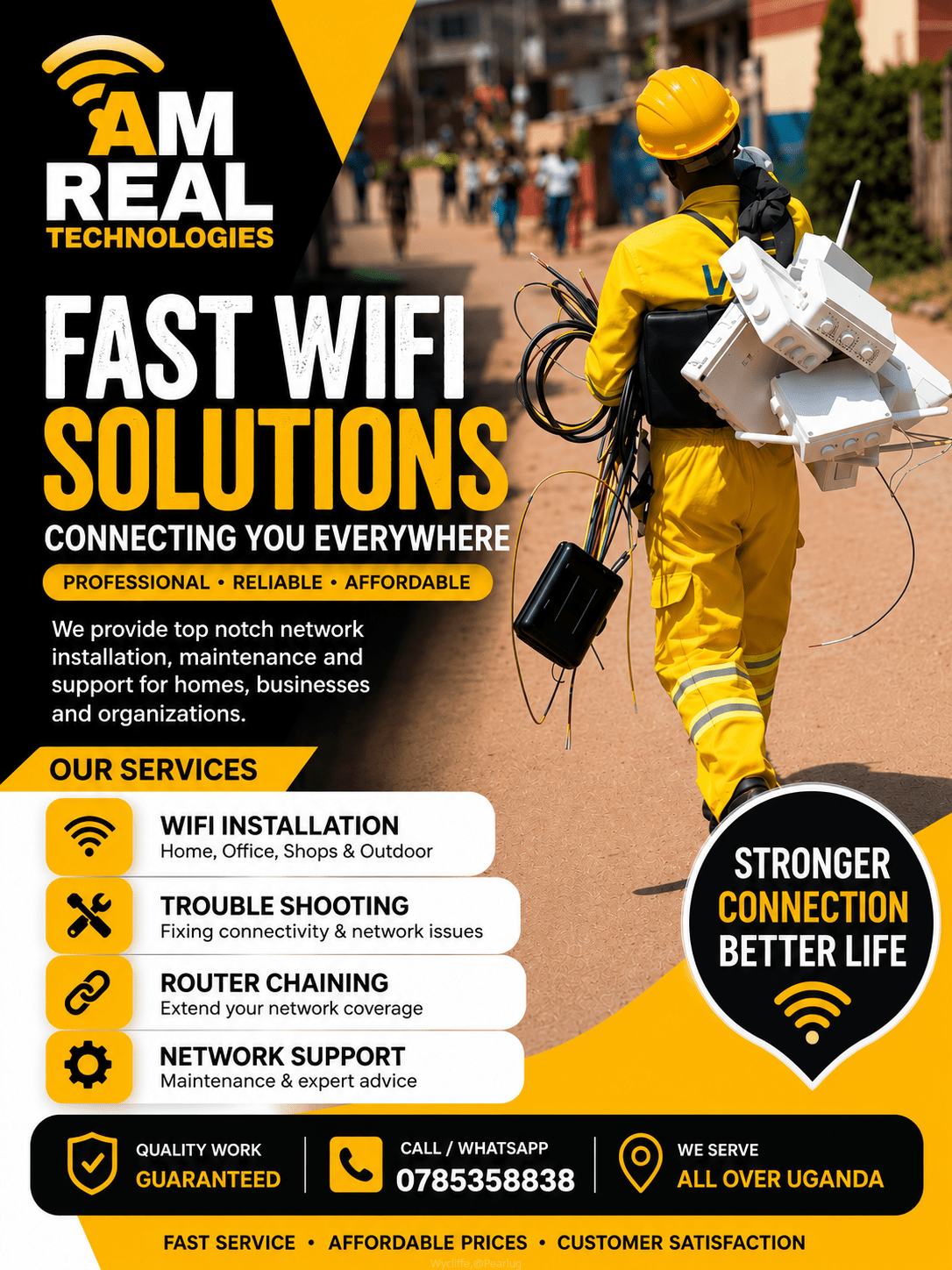 Wifi installation service free of charge