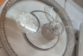 LED light with fan