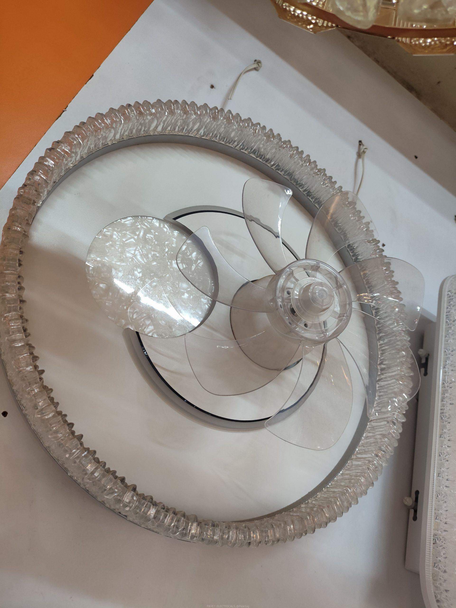 LED light with fan