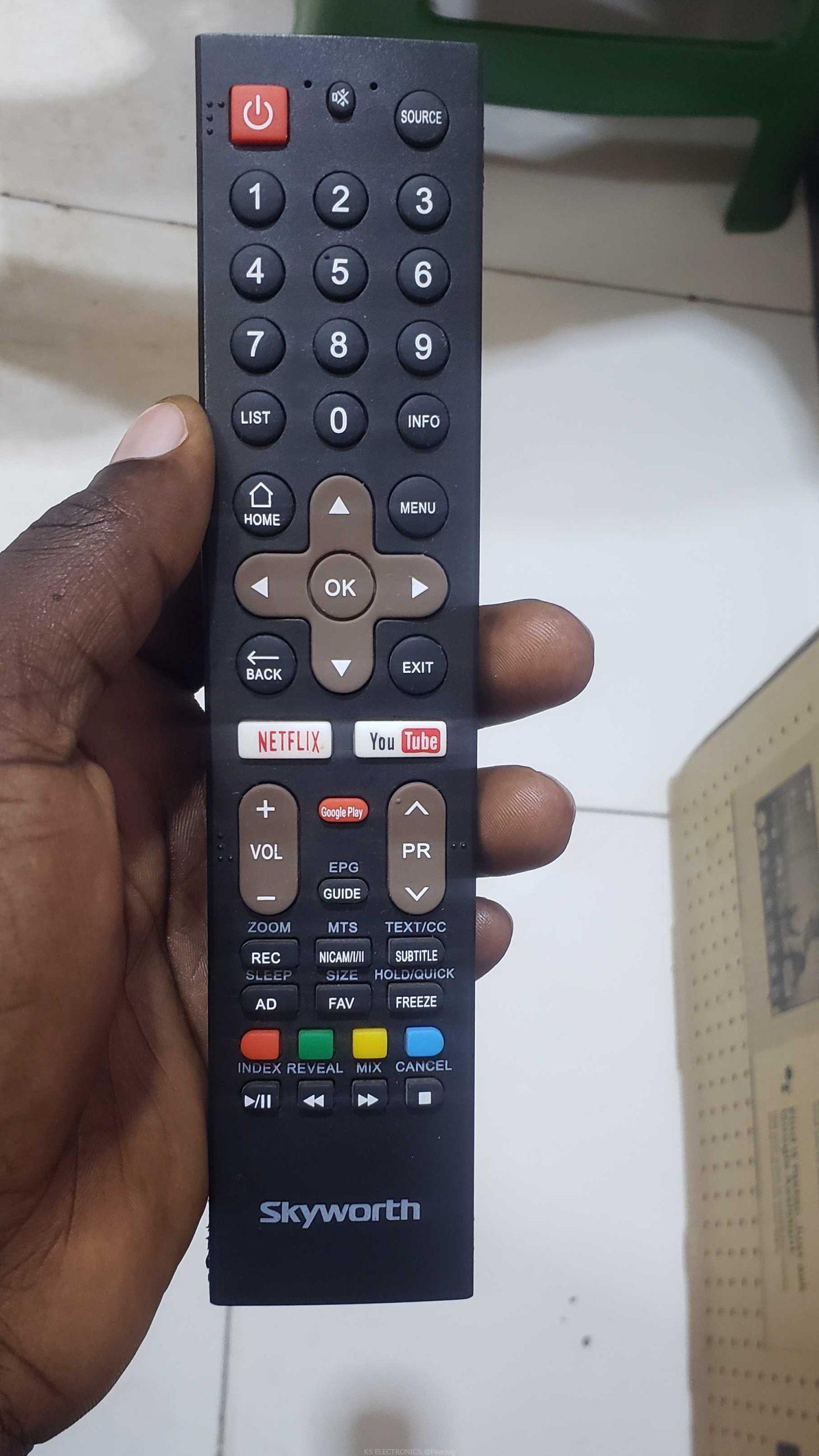 Skyworth smart TV remote