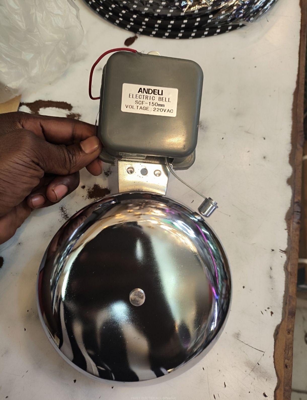 Electric door bell for 150mm