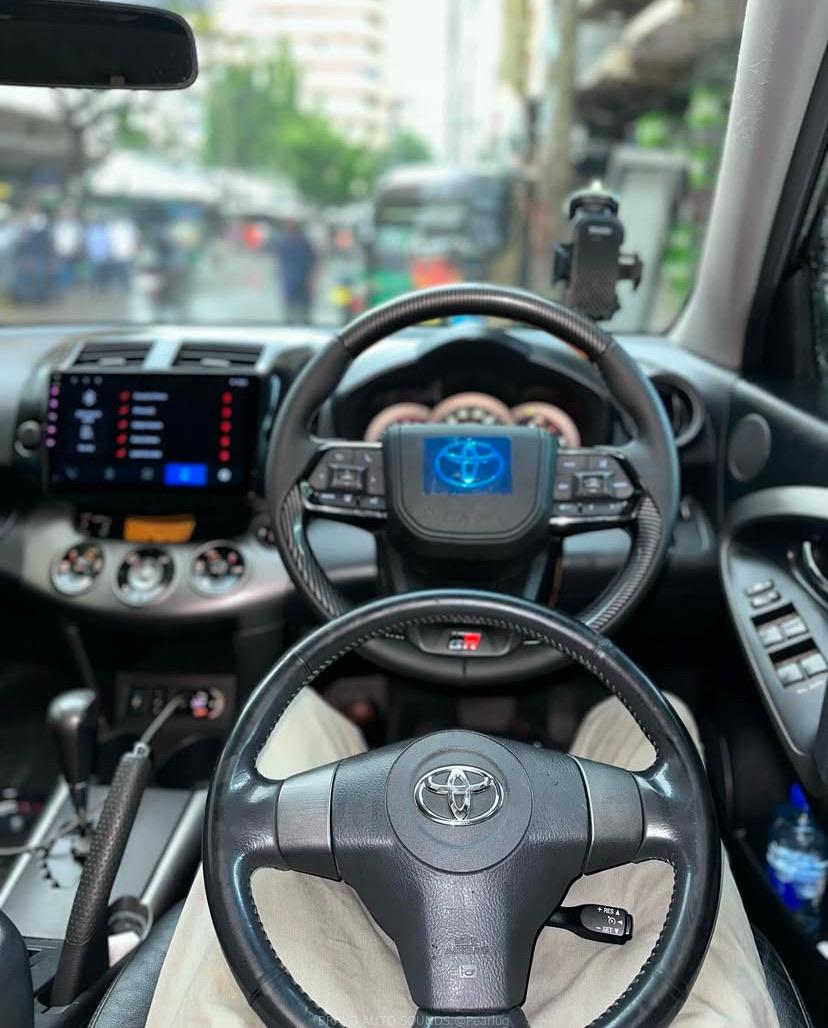 Toyota GR Aftermarket steering wheel