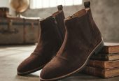 Men’s Casual Suede Chelsea Ankle Boots
