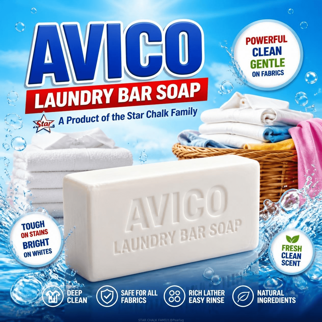 LAUNDRY BAR SOAP PER BOX OF TEN BARS