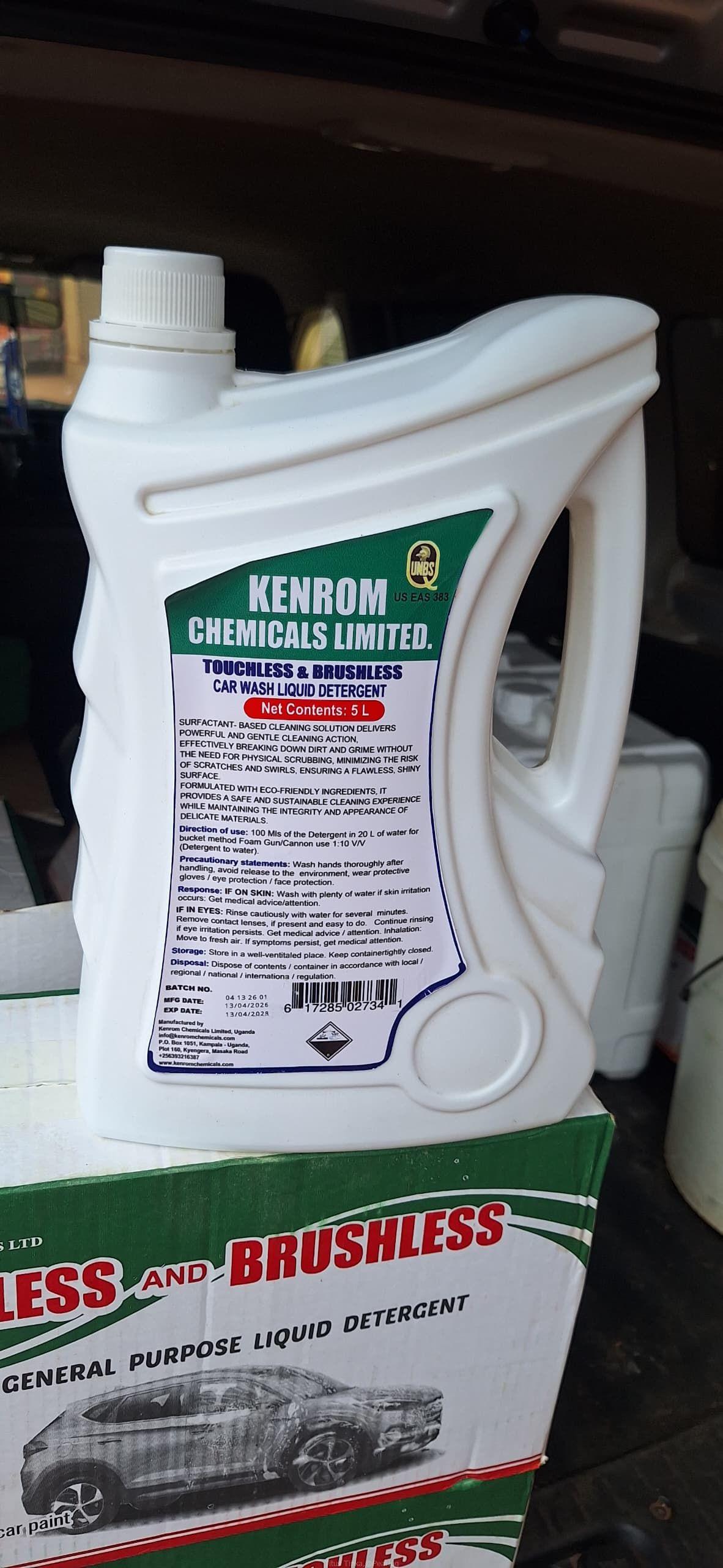 Touchless and Brushless car wash detergent