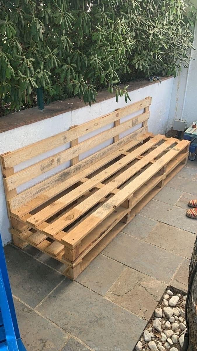 Outside pallet chairs