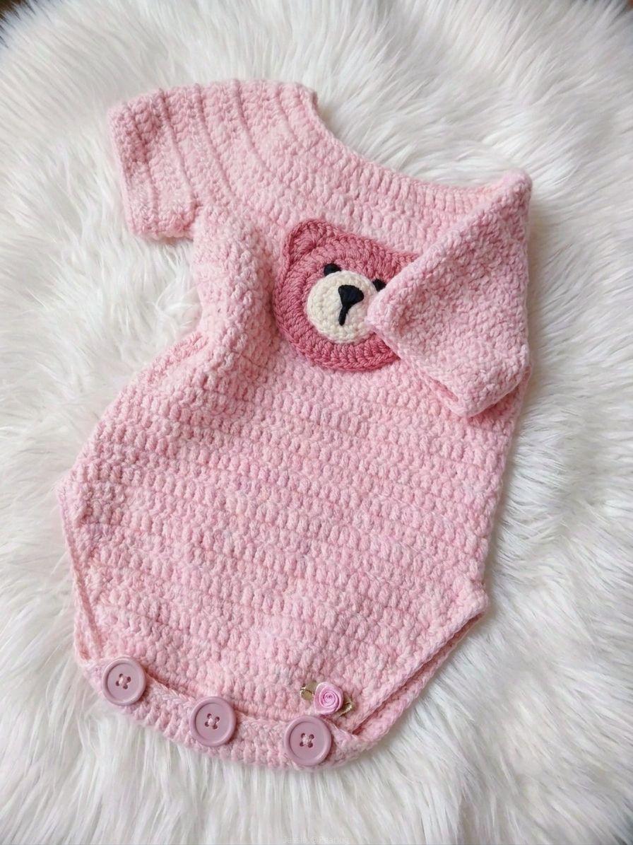 Crochet Baby Romper