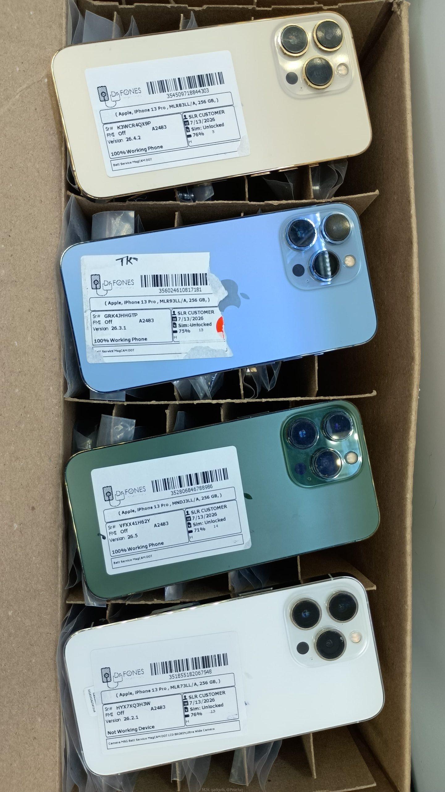 All Samsung, iPhones and google pixel