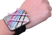 Gel and styling pin wrist band